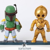 (Set) Bobba Fett & C3PO - Star Wars - 3,7"