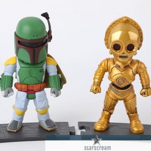 (Set) Bobba Fett & C3PO - Star Wars - 3,7"